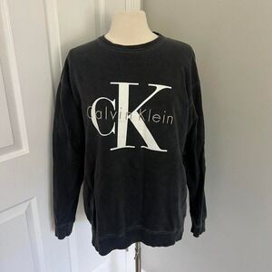VINTAGE GREY CALVIN KLEIN‎ CREWNECK SWEATSHIRT